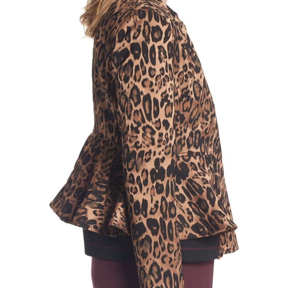 Leopard Bomber Jacket - Picture 5 of 7